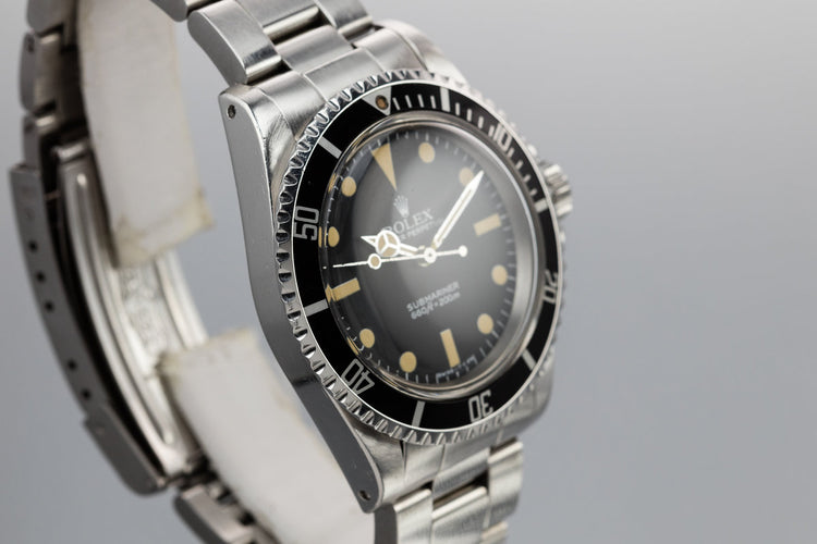 1982 Rolex Submariner 5513 with MK V Maxi Dial
