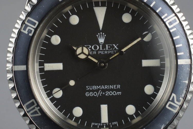 1982 Rolex Submariner 5513 Mark IV