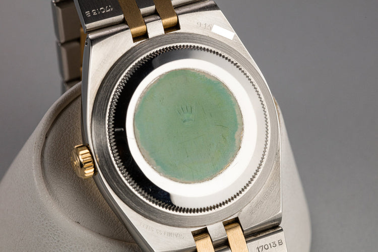 1987 Rolex Two-Tone OysterQuartz 17013B Champagne Dial