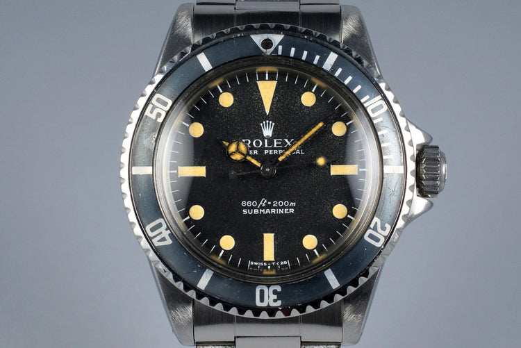 1965 Rolex Submariner 5513 Serif Dial