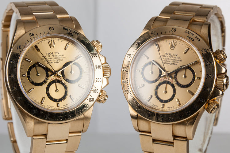 1991 Rolex 18K Gold Zenith Daytona 16528