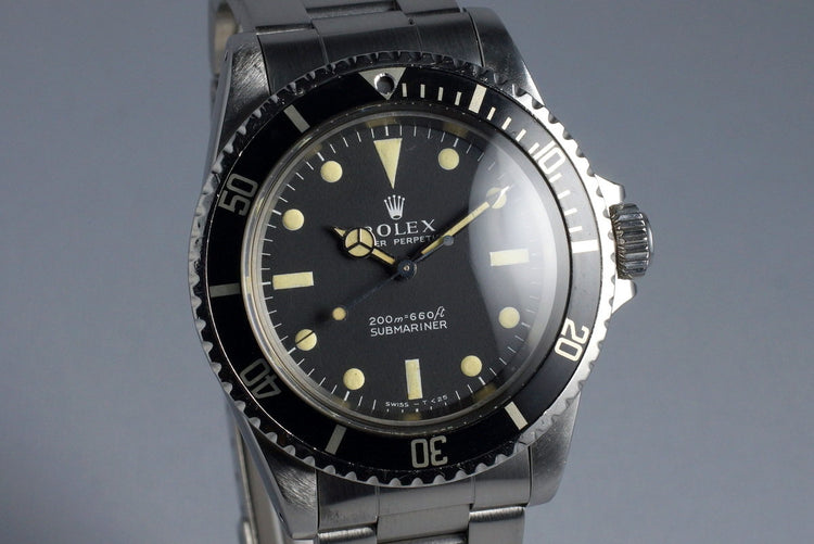 1966 Rolex Submariner 5513 Meters First Dial