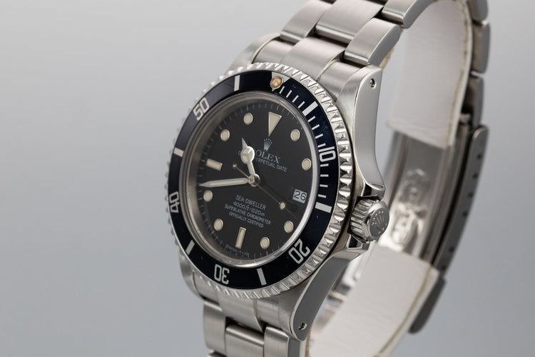 1985 Rolex Sea-Dweller 16660
