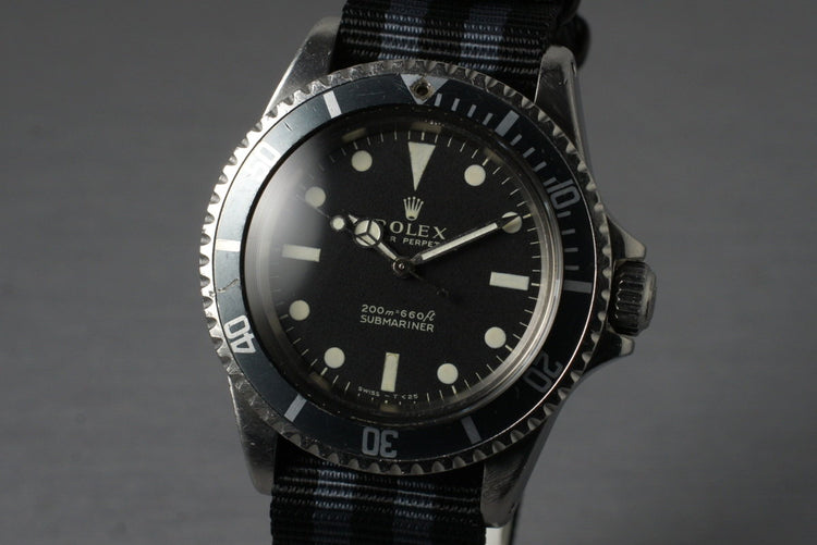 1967 Rolex Submariner 5513 Meters First
