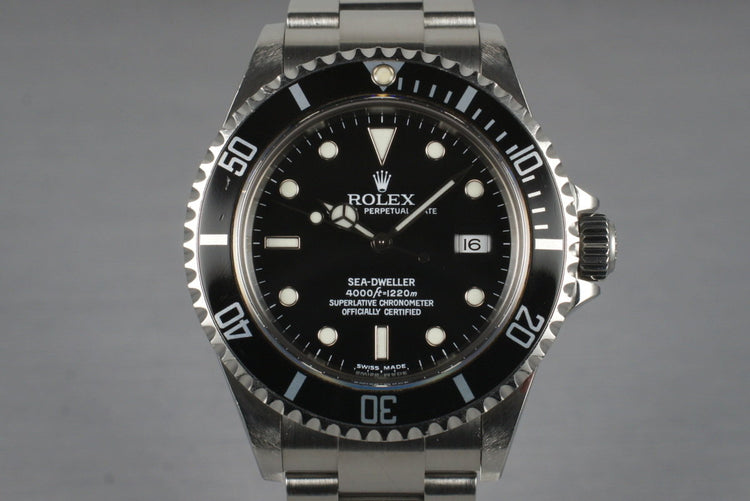 2003 Rolex Sea Dweller 16600