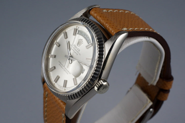 1972 Rolex WG Day-Date Wide Boy Sigma Dial 1803