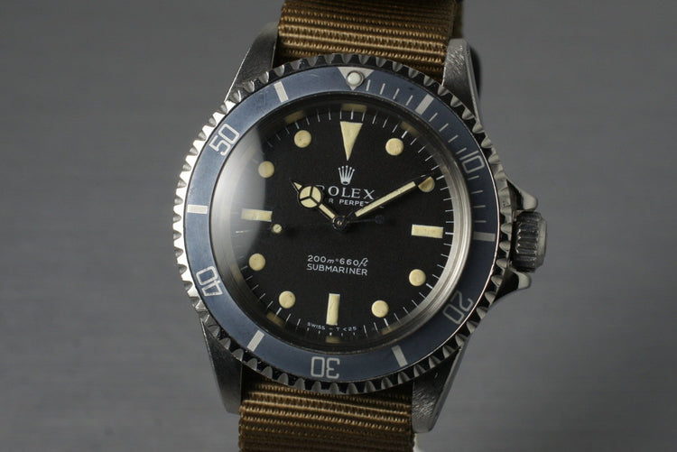 1967 Rolex Submariner 5513 Meters First