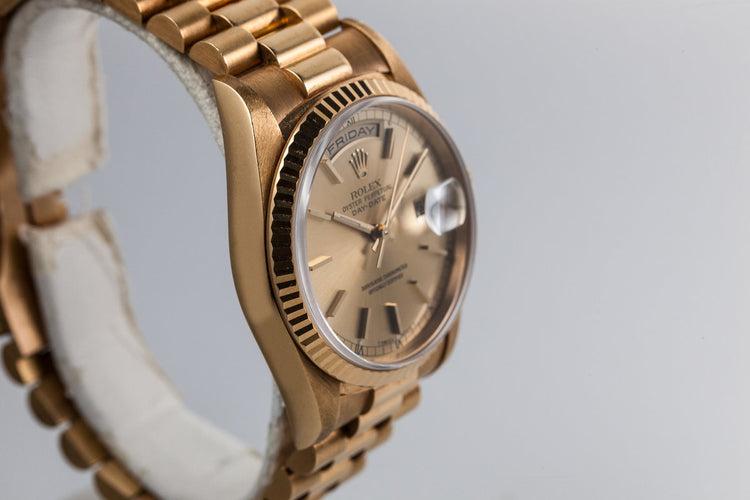 1991 Rolex Day-Date 18238 with Rosy Patina