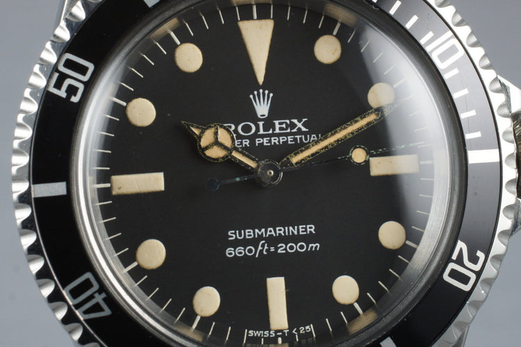 1979 Rolex Submariner 5513 Mark II Maxi Dial