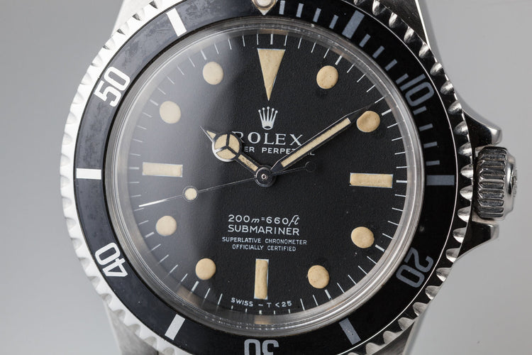 1967 Rolex Submariner 5512 with Meters First Dial