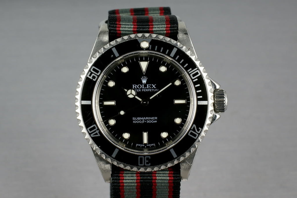 Rolex Submariner 14060 D serial on Nato