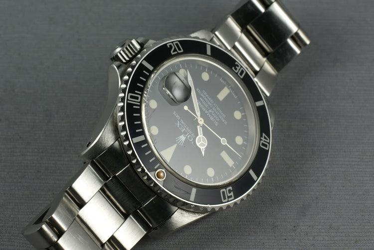 Rolex Submariner 16800 Fantastic Matte dial and Unpolished case