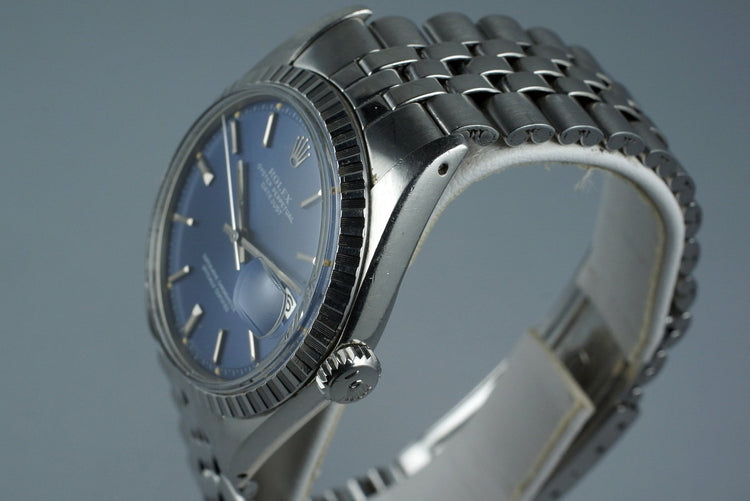 1972 Rolex DateJust 1603 Blue Dial