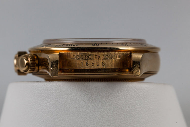 1991 Rolex 18K Gold Zenith Daytona 16528