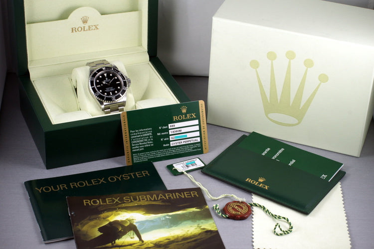 2010 Rolex Submariner 14060M with Box and Papers