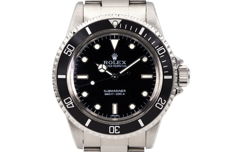 1985 Rolex Submariner 5513 with Black Service Dial