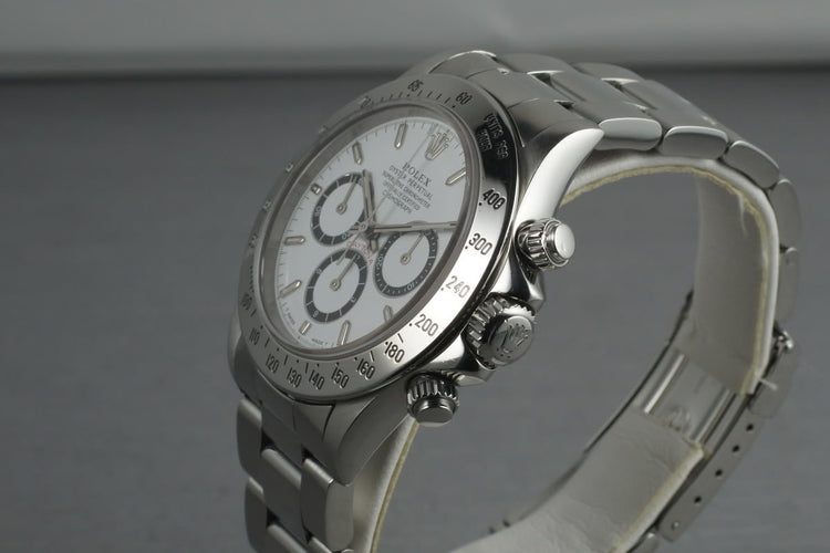 Rolex Zenith Daytona 16520 Inverted 6 white dial