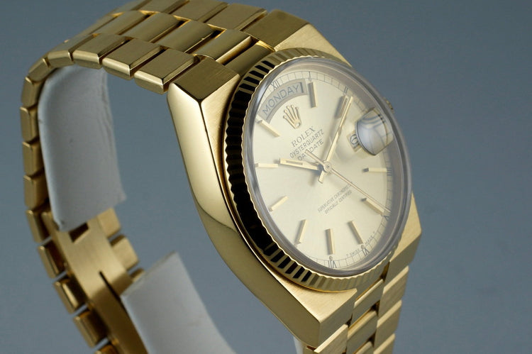 1978 YG OysterQuartz Day-Date 19018 with Box and Papers