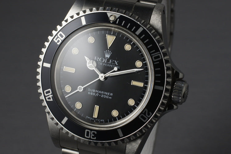 1991 Rolex Submariner 5513 very late E serial