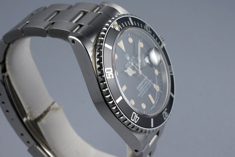 1989 Rolex Submariner 16610