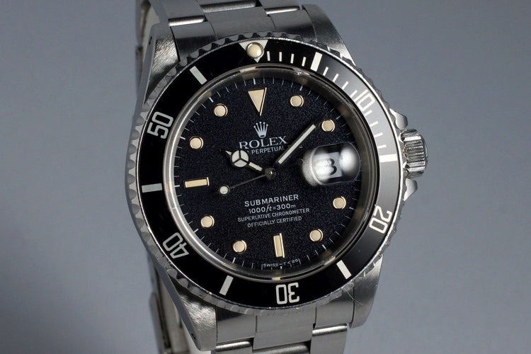 1989 Rolex Submariner 16610