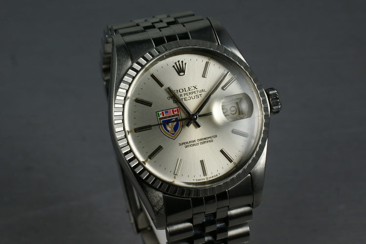 Rolex Datejust 16030 with Ducks Unlimited LOGO