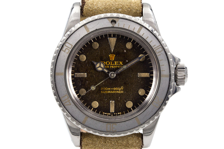1965 Rolex Submariner 5513 with Tropical Gilt Dial