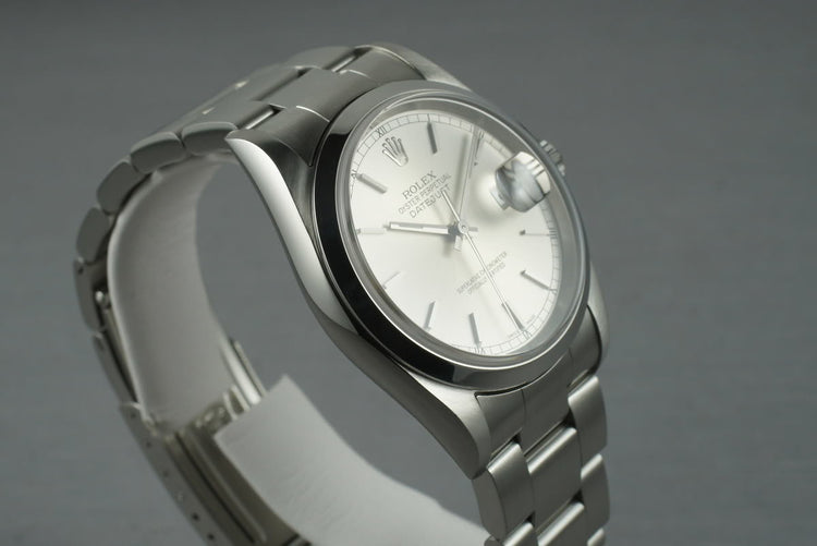 2005 Rolex Stainless Steel Datejust Ref: 16200 with Papers