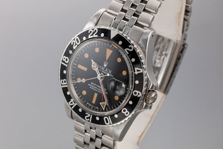FS: 1979 Rolex GMT-Master 1675 Radial Dial with Black Bezel with Papers