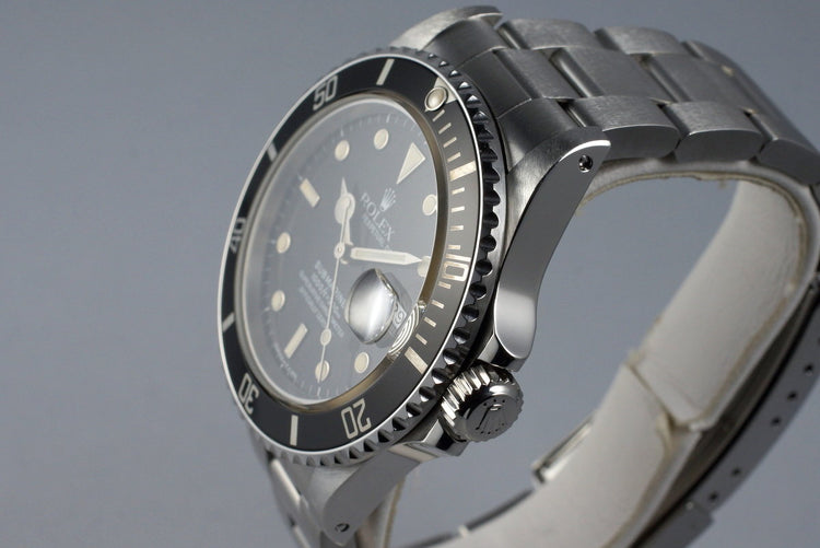 1988 Rolex Submariner 168000