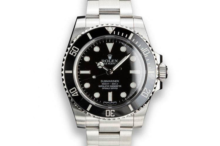 Rolex Submariner 114060 with Box and Booklet