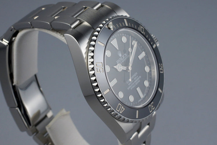 2015 Rolex Submariner 114060
