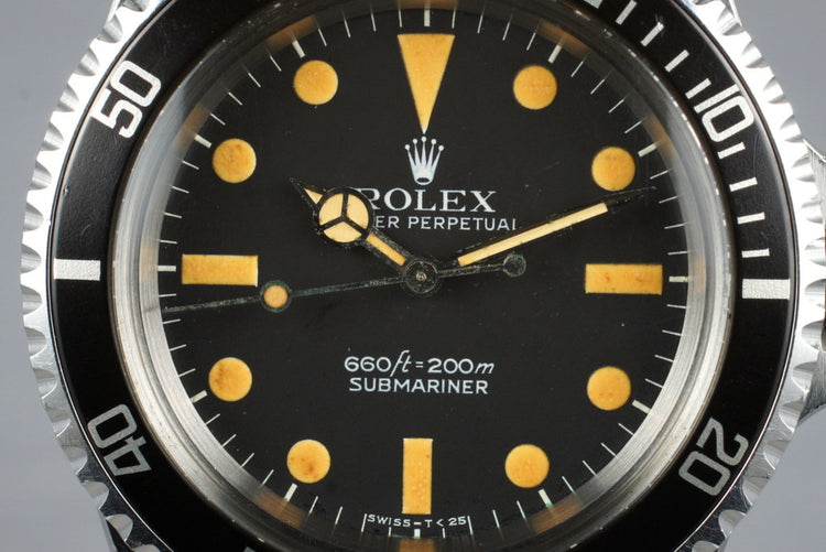 1967 Rolex Submariner 5512 Box and Papers with 5513 Dial
