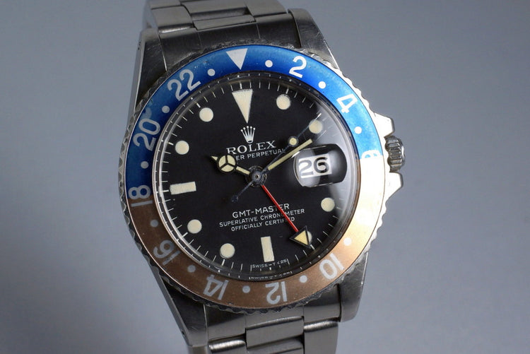 1978 Rolex GMT 1675 with Box