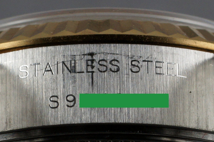 1993 Ladies Rolex Two Tone Datejust 69173 Factory Diamond Dial with Box and Papers