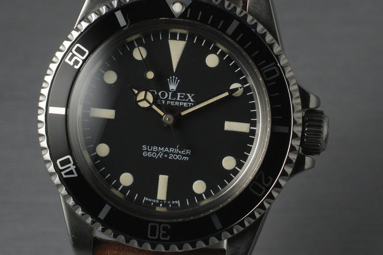 1983 Rolex Submariner 5513 Mark 5 Maxi Dial