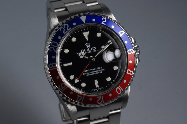 2000 Rolex GMT Master II 16710 with Box