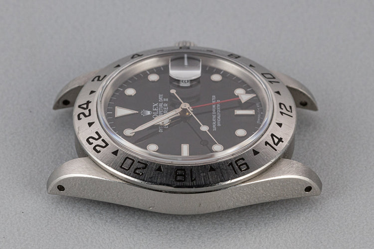 1990 Rolex Explorer II 16570 Black Dial with Box and Papers