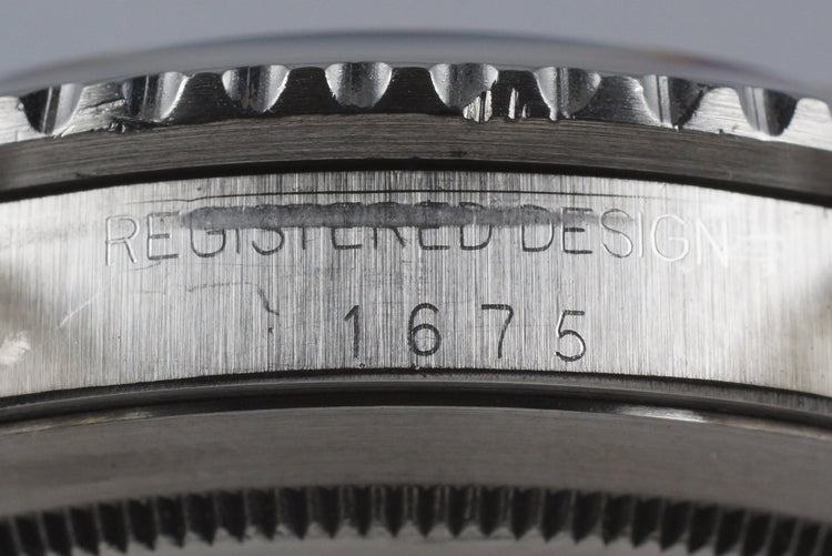 1978 Rolex GMT 1675 with RSC Papers
