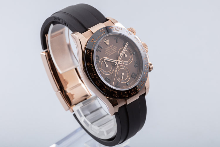 2018 Rolex 18K Everose Gold Daytona 116515LN with Box & Card