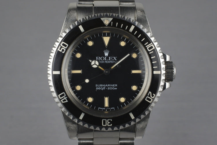 1985 Rolex Submariner 5513 ‘Spider Dial’