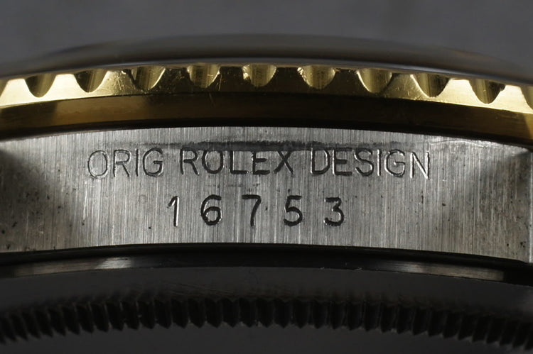1985 Rolex GMT Two Tone 16753 with Root Beer Dial