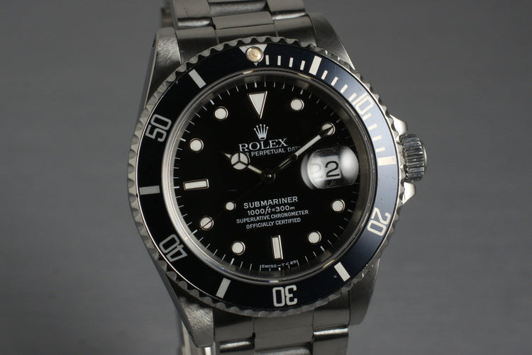 1991 Rolex Submariner 16610