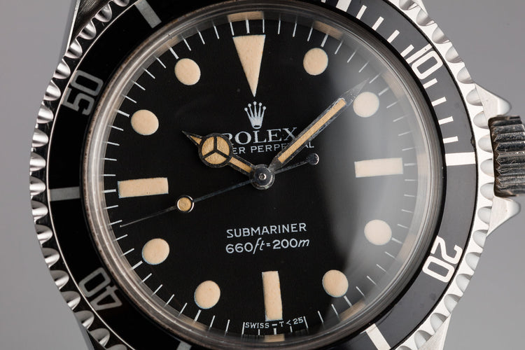 1982 Rolex Submariner 5513 MK IV Maxi Dial