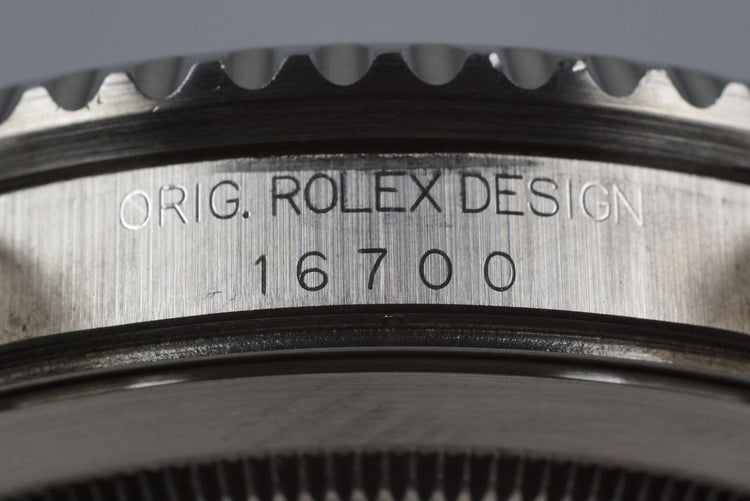 1996 Rolex GMT 16700 with Box and Papers