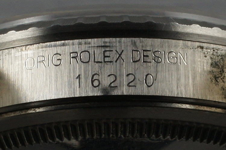 1991 Rolex DateJust 16220 Silver Dial