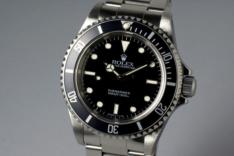 1997 Rolex Submariner 14060 with Box and Papers