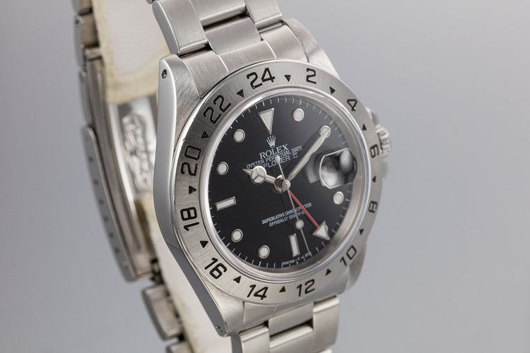 1991 Rolex Explorer II 16570 Black Dial with Box and Papers