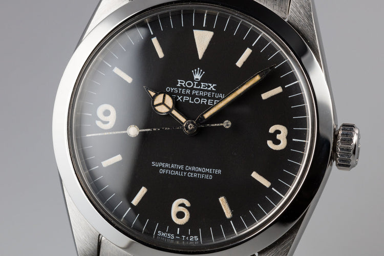 1969 Rolex Explorer 1016 Matte Dial with Double Punch Papers