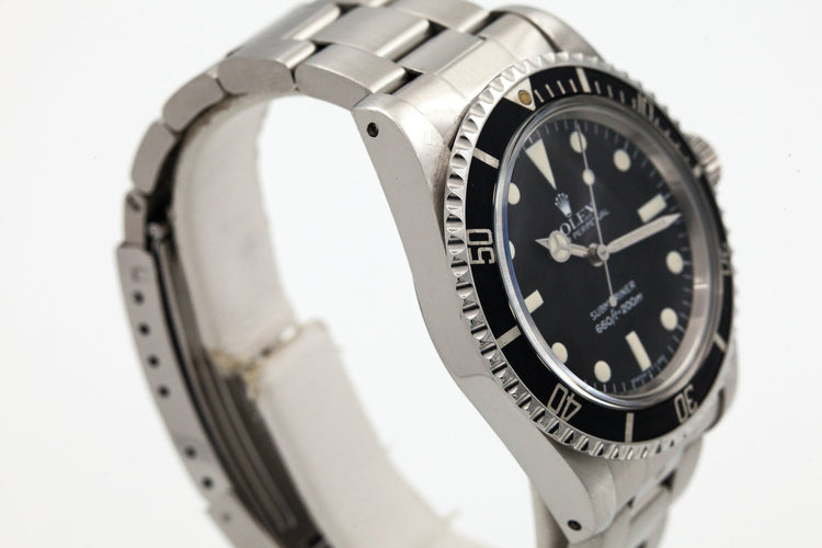 1982 Rolex Submariner 5513 Mark IV Maxi Dial